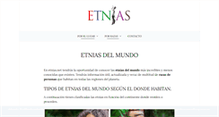 Desktop Screenshot of etnias.net